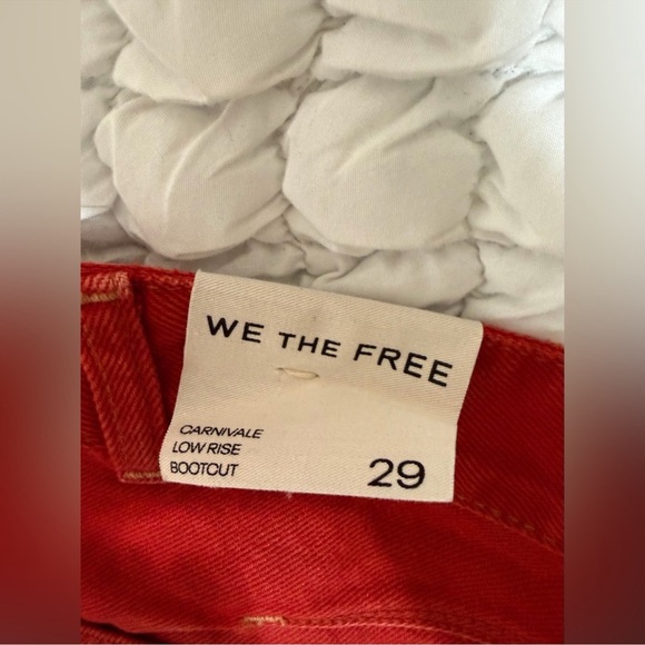 We the Free Low-Rise Boot-Cut Carnivale Jeans, size 29 NWT, 30 Like New - Picture 8 of 16